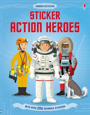 Book cover for Sticker Action Heroes