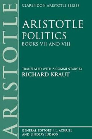 Cover of Politics: Books VII and VIII