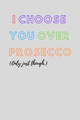 Book cover for I choose you over prosecco - Notebook