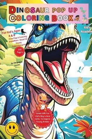 Cover of Dinosaur Pop Up Coloring Book.