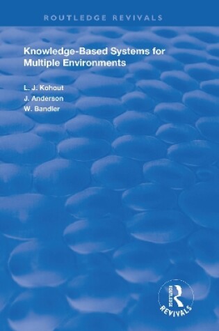 Cover of Knowledge-Based Systems for Multiple Environments