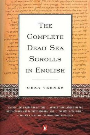 Cover of Complete Dead Sea Scrolls in E