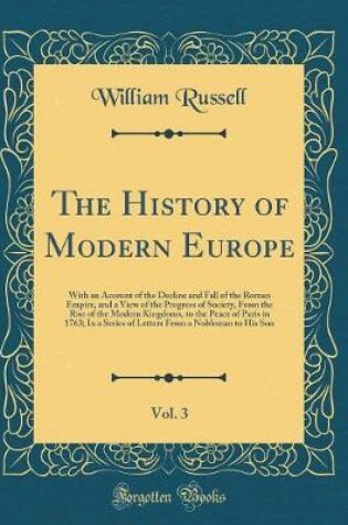 Cover of The History of Modern Europe, Vol. 3