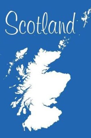 Cover of Scotland - Azure Blue 101 - Lined Notebook with Margins - 8.5X11