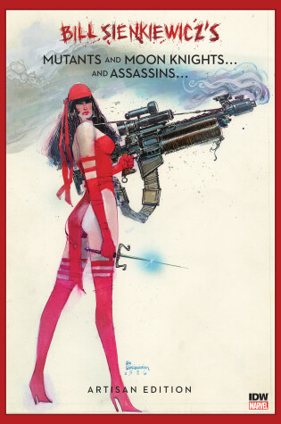 Cover of Bill Sienkiewicz's Mutants and Moon Knights and Assassins Artisan Edition