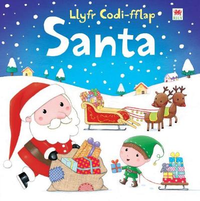 Book cover for Llyfr Codi Fflap: Santa