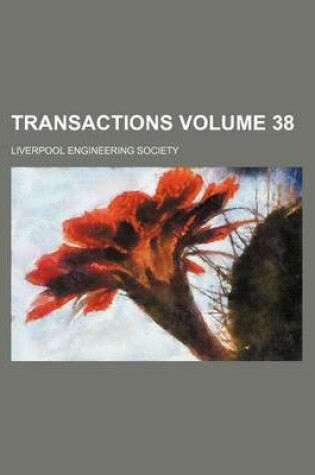 Cover of Transactions Volume 38