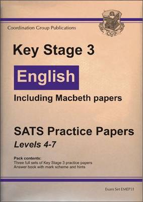 Cover of KS3 English SATS Blue Practice Papers (Macbeth)