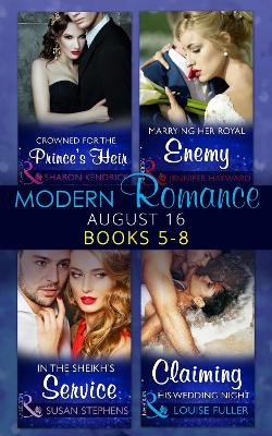 Book cover for Modern Romance August 2016 Books 5-8