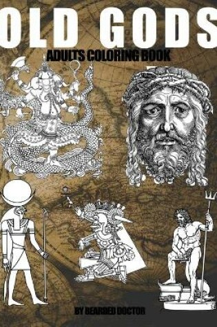 Cover of OLD GODS Adults Coloring Book