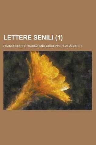 Cover of Lettere Senili (1)