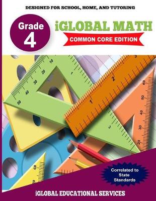 Book cover for iGlobal Math, Grade 4 Common Core Edition