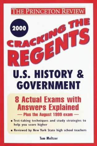 Cover of Cracking the Regents U.S. History and Government