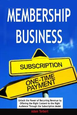 Book cover for Membership Business