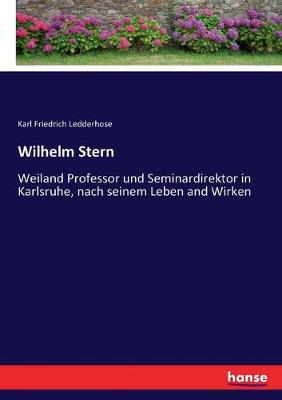 Book cover for Wilhelm Stern