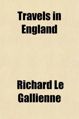 Book cover for Travels in England