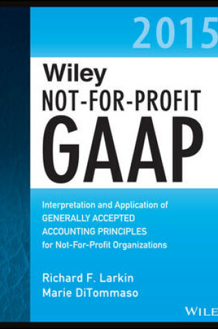 Cover of Wiley Not-for-Profit GAAP 2015