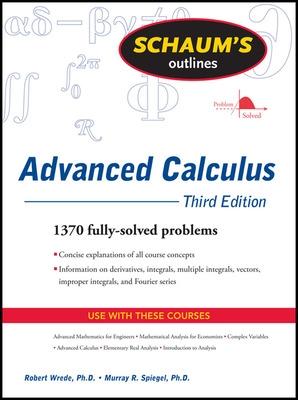 Cover of Schaum's Outline of Advanced Calculus, Third Edition