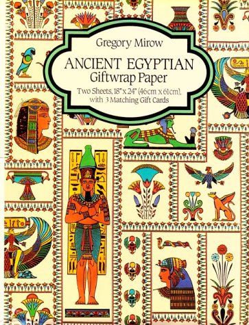 Book cover for Ancient Egyptian Giftwrap Paper