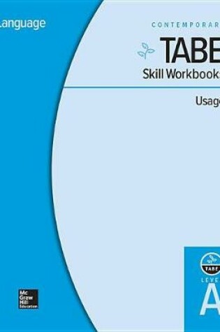 Cover of Tabe Skill Workbooks Level A: Usage - 10 Pack