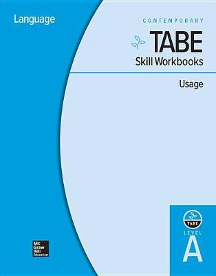 Cover of Tabe Skill Workbooks Level A: Usage - 10 Pack