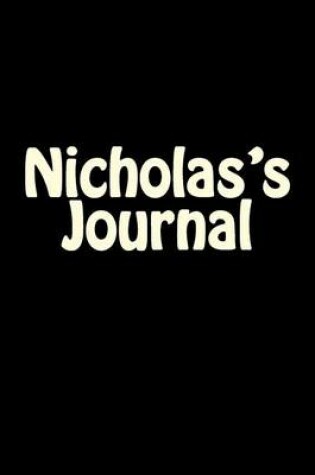 Cover of Nicholas's Journal