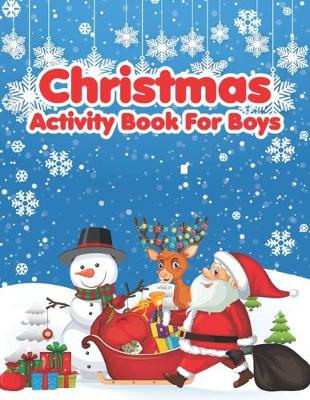 Book cover for Christmas Activity Books For Boys