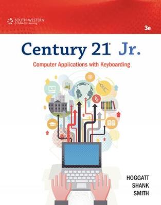 Book cover for Century 21� Jr. Computer Applications with Keyboarding
