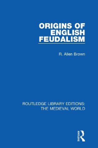 Cover of Origins of English Feudalism