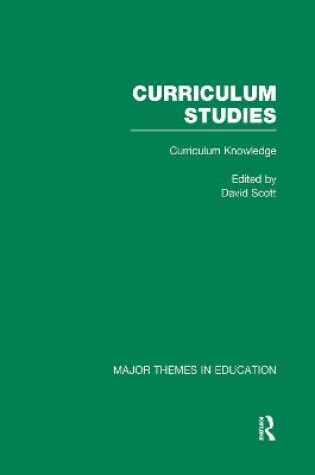 Cover of Curriculum Stud Maj Themes V1