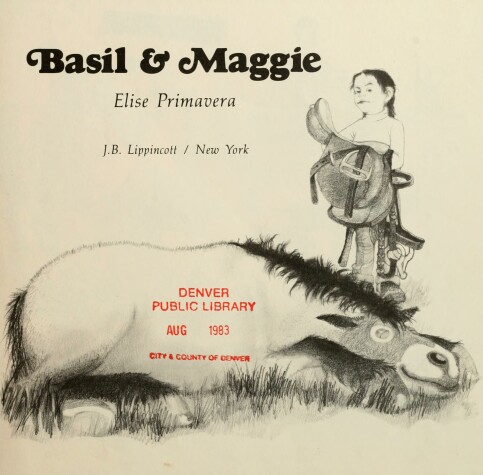 Book cover for Basil & Maggie