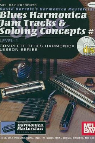 Cover of Blues Harmonica Jam Tracks & Soloing Concepts #1