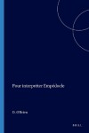 Book cover for Pour interpreter Empedocle