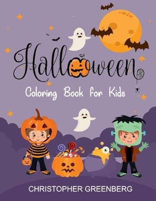 Book cover for Halloween Coloring Book for Kids