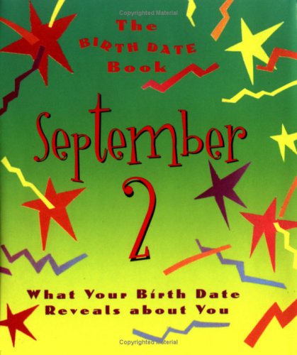 Book cover for The Birth Date Book September 2