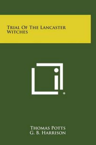 Cover of Trial of the Lancaster Witches