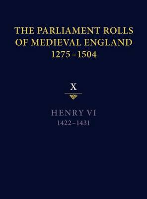 Book cover for The Parliament Rolls of Medieval England, 1275-1504