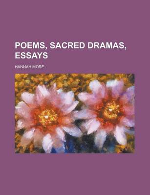 Book cover for Poems, Sacred Dramas, Essays