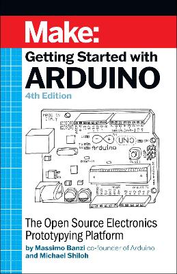 Book cover for Getting Started with Arduino 4e