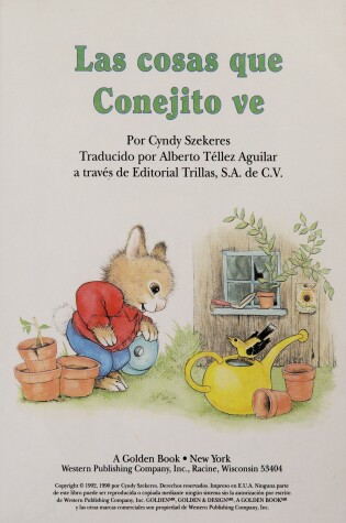 Cover of Las Cosas Que Conejito Ve