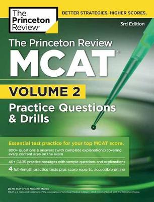 Cover of Princeton Review MCAT, Volume 2