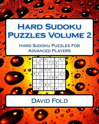 Book cover for Hard Sudoku Puzzles Volume 2