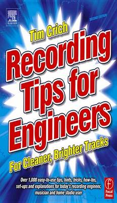 Book cover for Recording Tips for Engineers