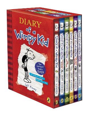 Book cover for Diary of a Wimpy Kid - 6 copy slipcase