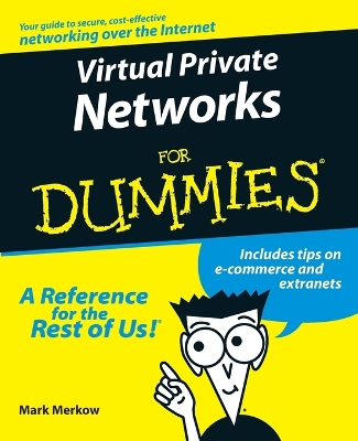 Book cover for Virtual Private Networks For Dummies