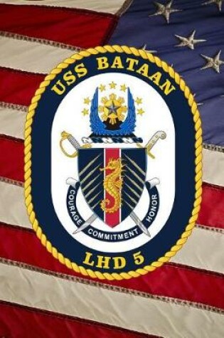 Cover of US Navy Amphibious Assault Ship USS Bataan (LHD 5) Crest Badge Journal