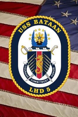 Book cover for US Navy Amphibious Assault Ship USS Bataan (LHD 5) Crest Badge Journal
