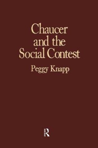 Cover of Chaucer and the Social Contest