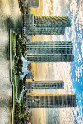 Book cover for Miami, Florida Cityscape View of the High Rises by the Water