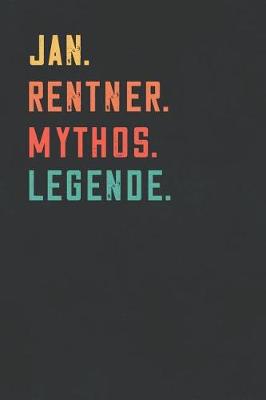 Book cover for Jan. Rentner. Mythos. Legende.